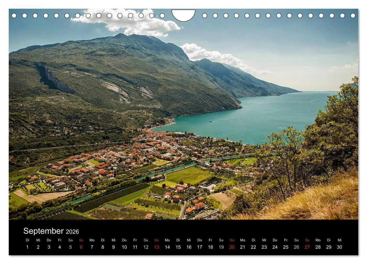 Bild: 9783516013986 | Die schönste Seite am Gardasee (Wandkalender 2026 DIN A4 quer),...