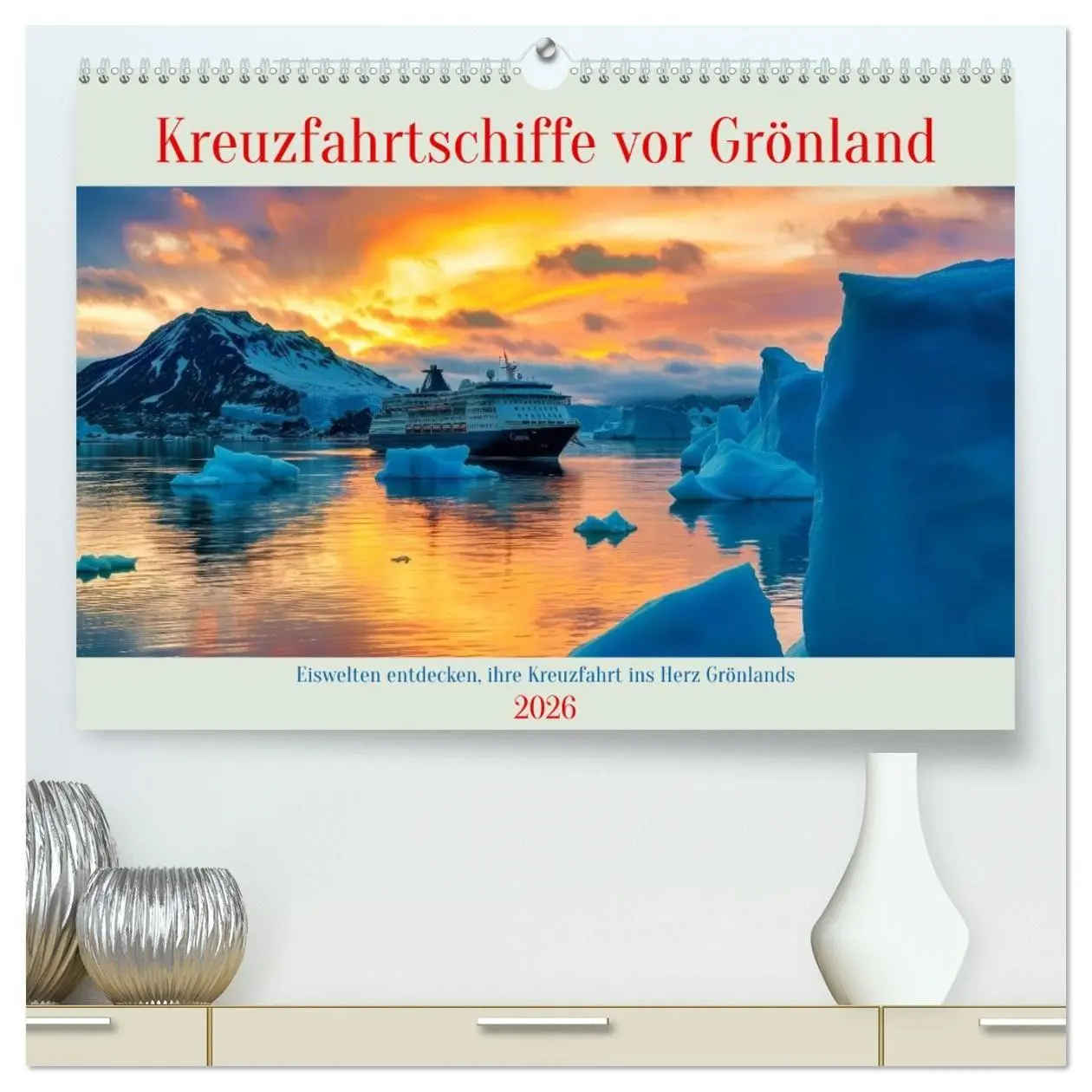 Cover: 9783516703986 | Kreuzfahrtschiffe vor Grönland (hochwertiger Premium Wandkalender...