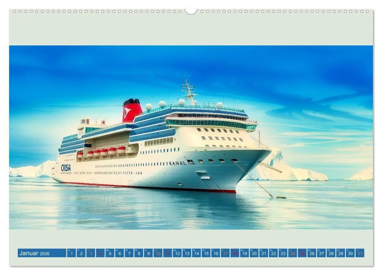 Bild: 9783516703986 | Kreuzfahrtschiffe vor Grönland (hochwertiger Premium Wandkalender...
