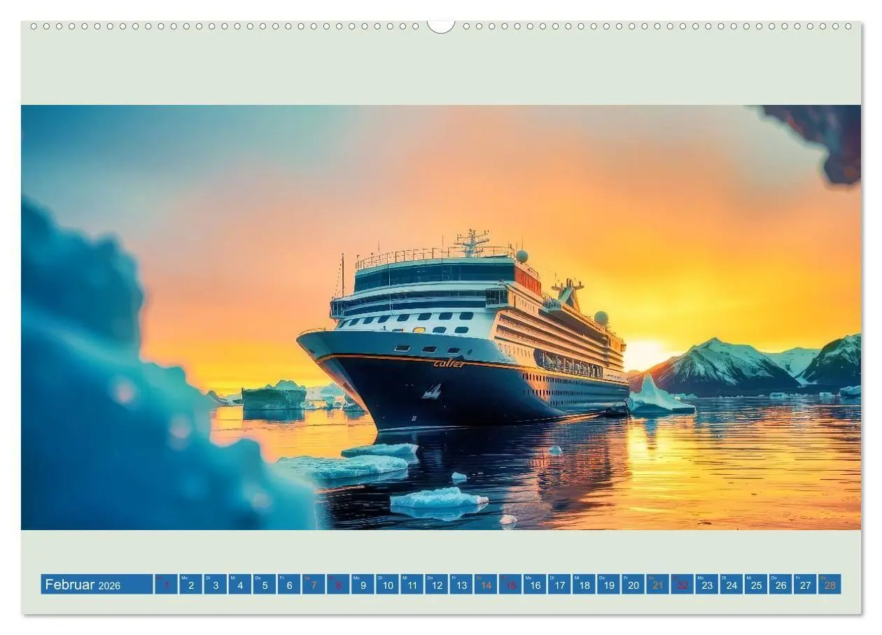 Bild: 9783516703986 | Kreuzfahrtschiffe vor Grönland (hochwertiger Premium Wandkalender...