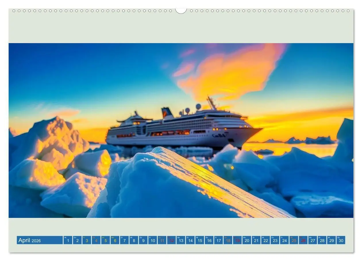 Bild: 9783516703986 | Kreuzfahrtschiffe vor Grönland (hochwertiger Premium Wandkalender...