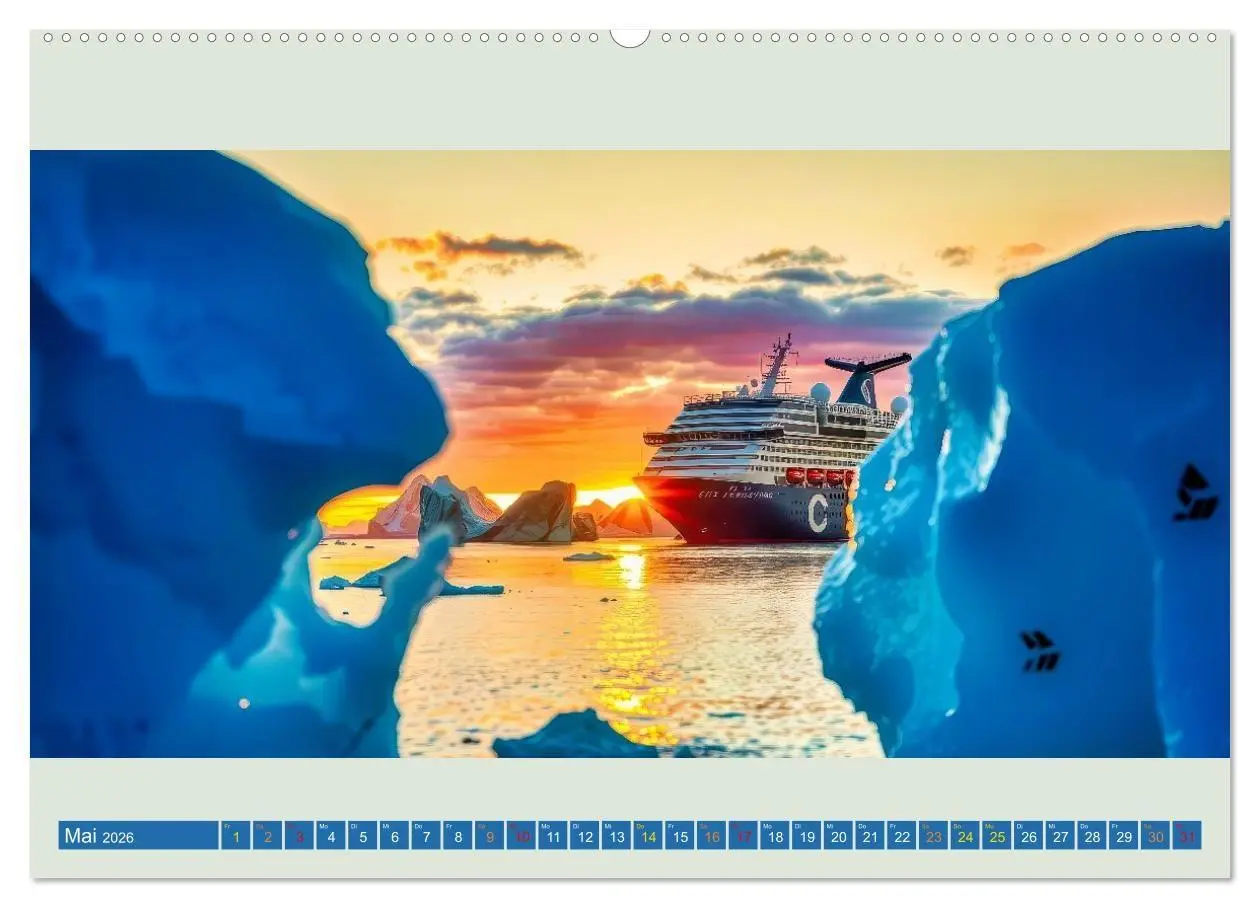 Bild: 9783516703986 | Kreuzfahrtschiffe vor Grönland (hochwertiger Premium Wandkalender...