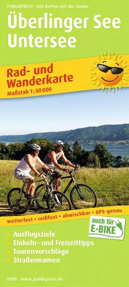 Cover: 9783747303986 | Publicpress Rad- und Wanderkarte Überlinger See, Untersee 1:50.000