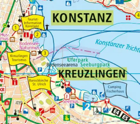 Bild: 9783747303986 | Publicpress Rad- und Wanderkarte Überlinger See, Untersee 1:50.000