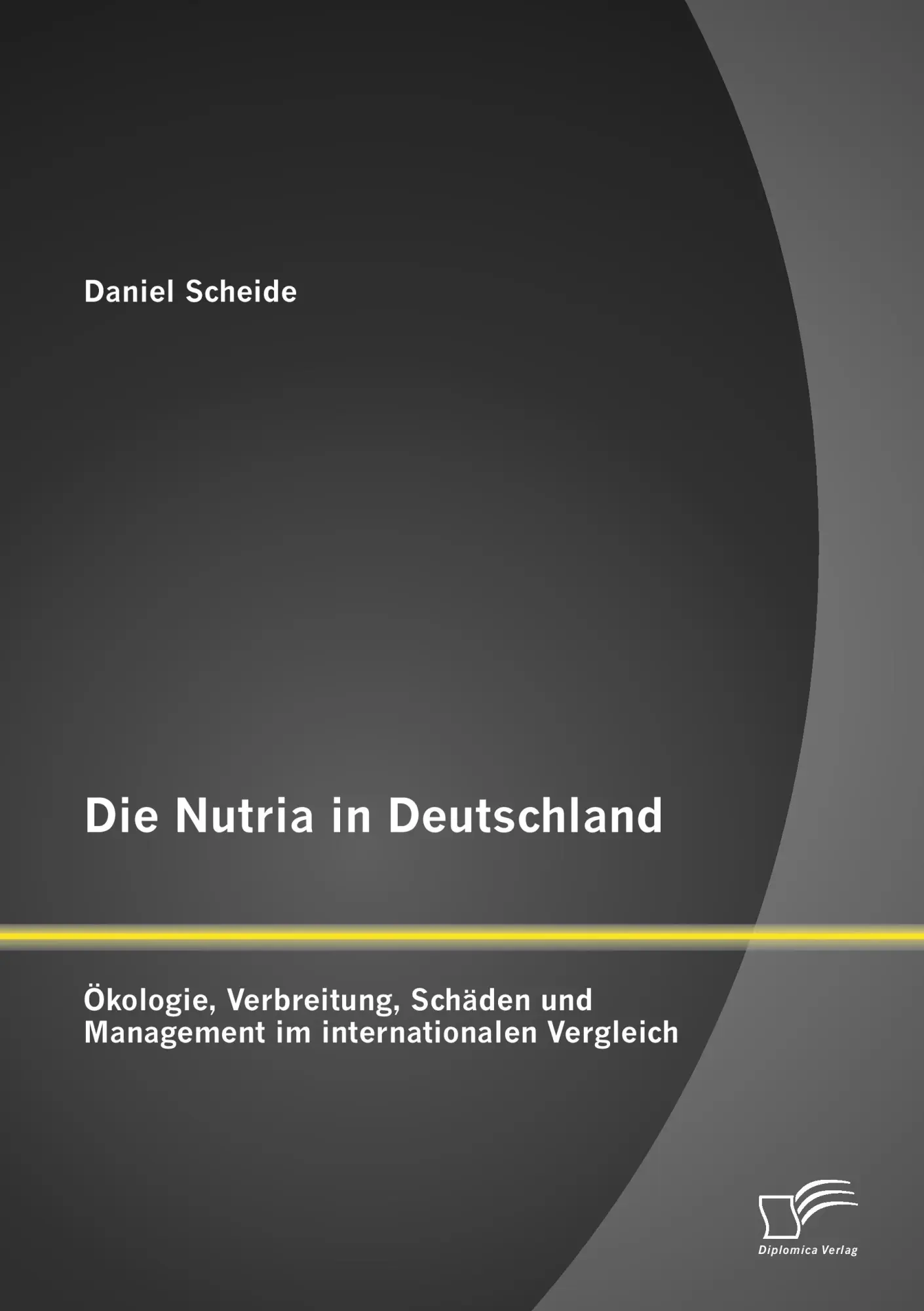 Cover: 9783842893986 | Die Nutria in Deutschland: Ökologie, Verbreitung, Schäden und...