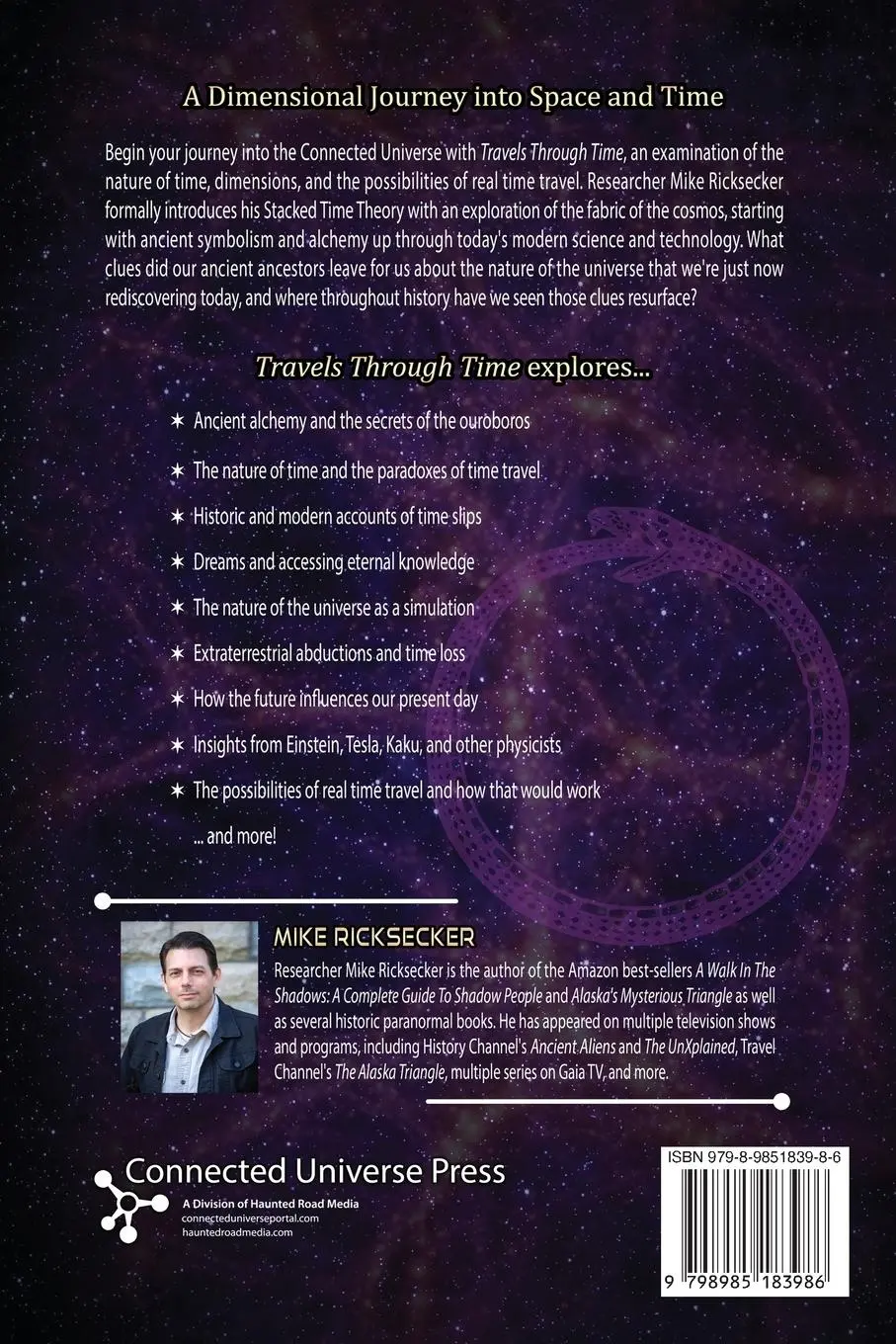 Rückseite: 9798985183986 | Travels Through Time | Mike Ricksecker | Taschenbuch | Englisch | 2023
