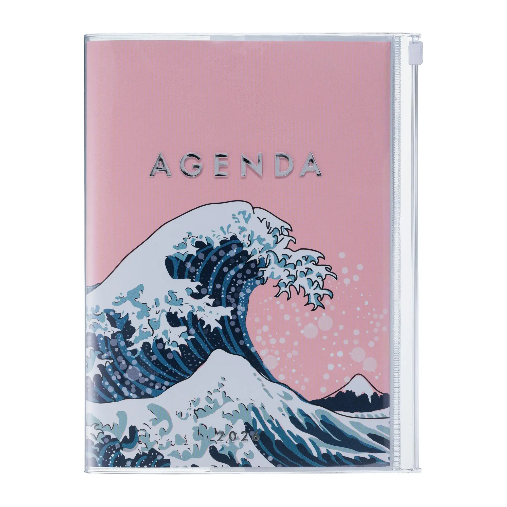 Cover: 4550045144086 | MARK'S 2025/26 Taschenkalender, A5 Japan / Wave // Pink | MARK'S Inc.