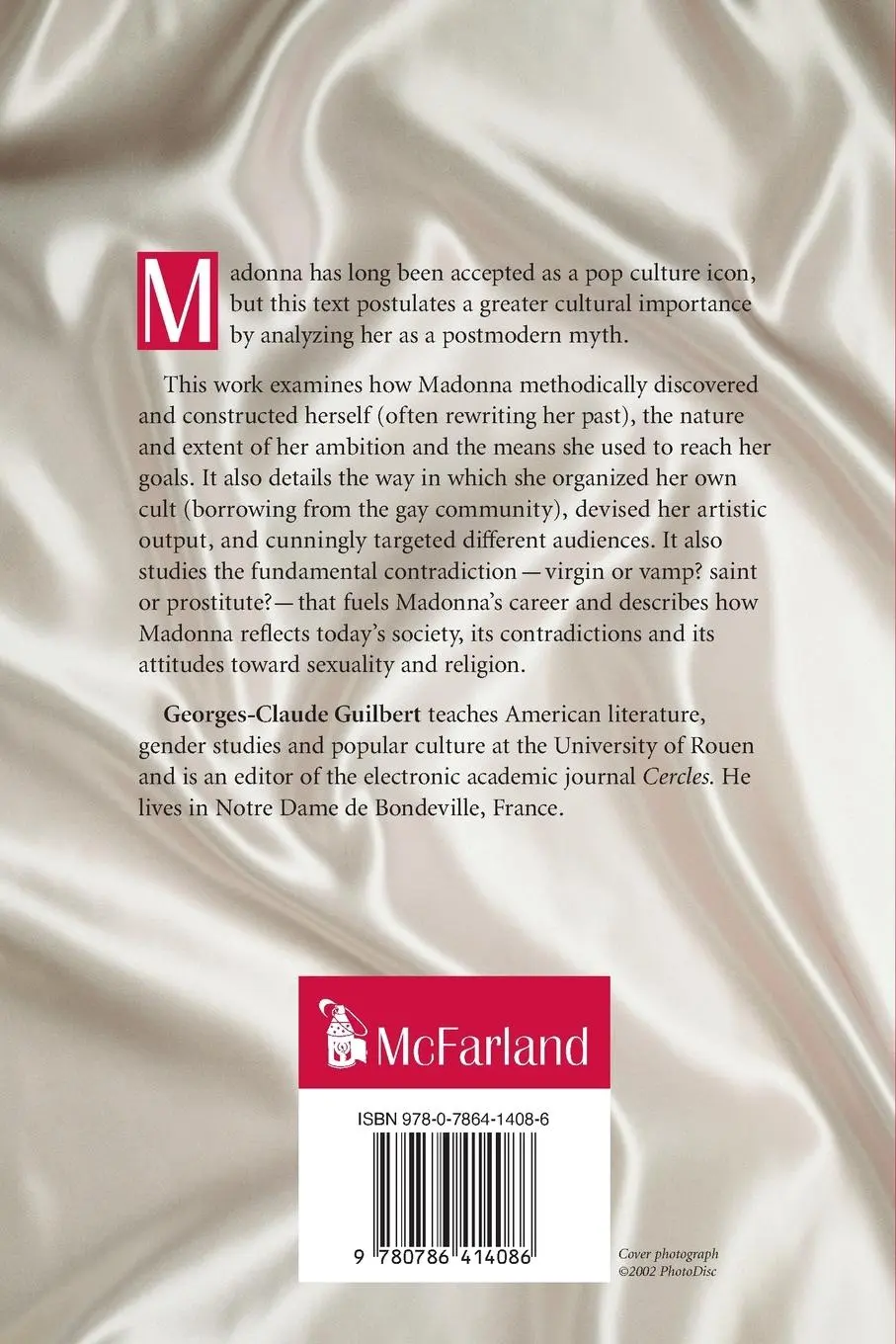 Rückseite: 9780786414086 | Madonna as Postmodern Myth | Georges-Claude Guilbert | Taschenbuch