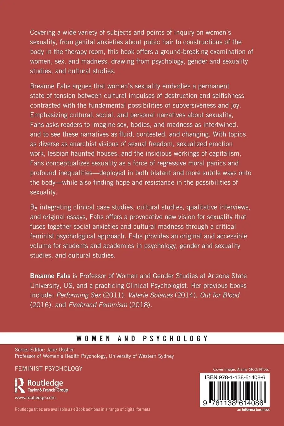 Rückseite: 9781138614086 | Women, Sex, and Madness | Notes from the Edge | Breanne Fahs | Buch