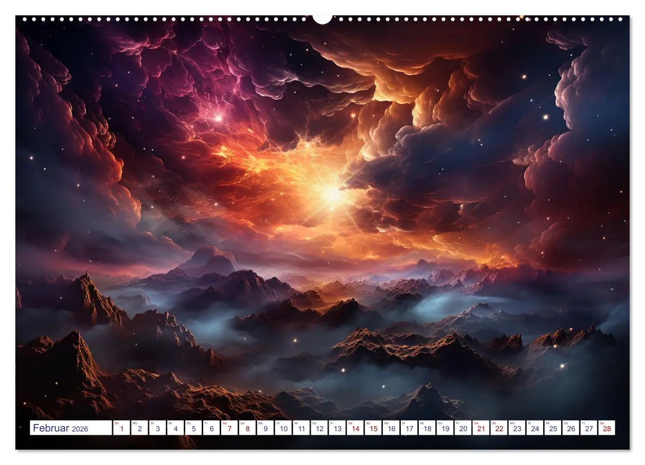 Bild: 9783457504086 | Ferne Welten (Wandkalender 2026 DIN A2 quer), CALVENDO Monatskalender