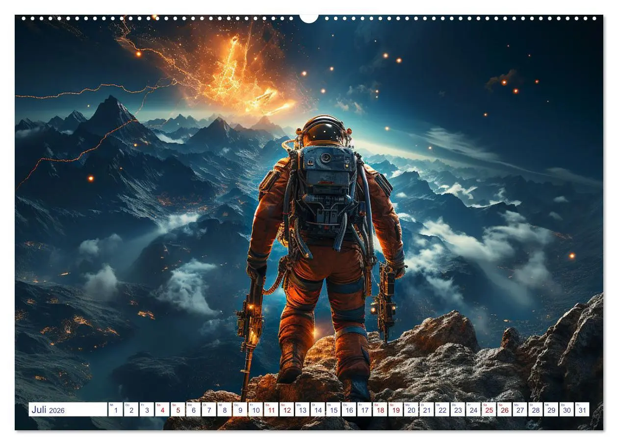 Bild: 9783457504086 | Ferne Welten (Wandkalender 2026 DIN A2 quer), CALVENDO Monatskalender