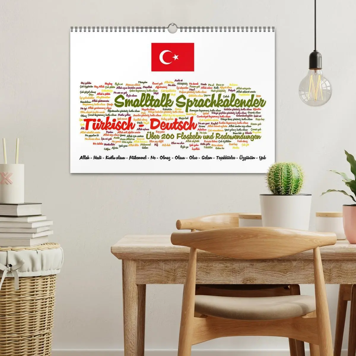 Bild: 9783457744086 | Smalltalk Sprachkalender Türkisch-Deutsch (Wandkalender 2026 DIN A3...