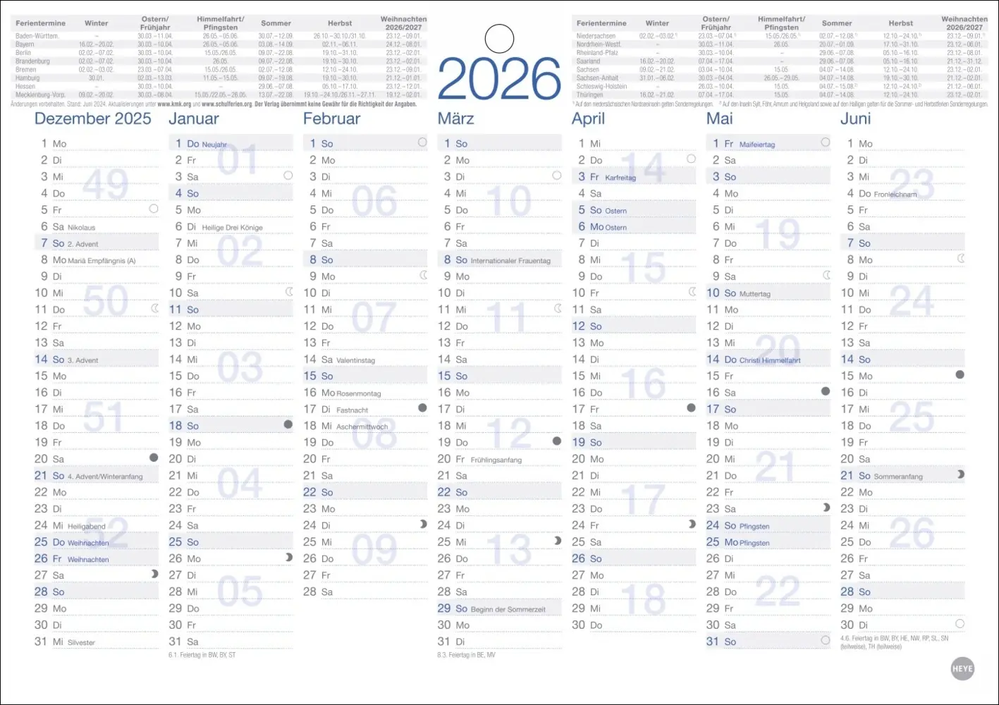 Cover: 9783756414086 | Tafelkalender A5 2026 | Kalender | Loseblatt-Ausgabe | 2 S. | Deutsch