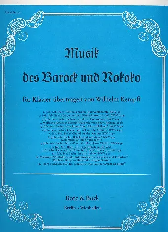 Cover: 9790202504086 | Chorale Prelude BWV 307 (BWV 734) | Johann Sebastian Bach | Buch