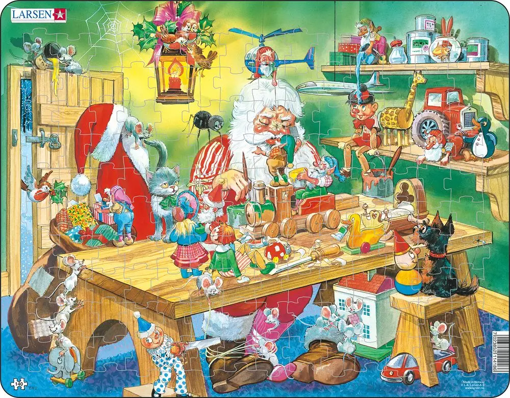 Cover: 7023852114186 | Puzzle - In der Weihnachtswerkstatt | Puzzle | 2016 | Larsen