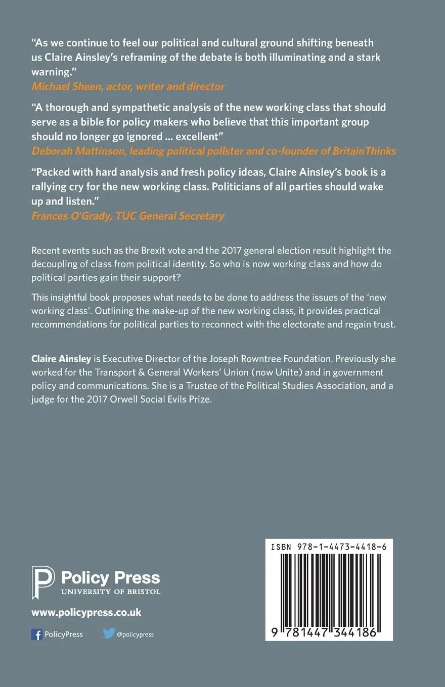 Rückseite: 9781447344186 | The new working class | Claire Ainsley | Taschenbuch | Englisch | 2018