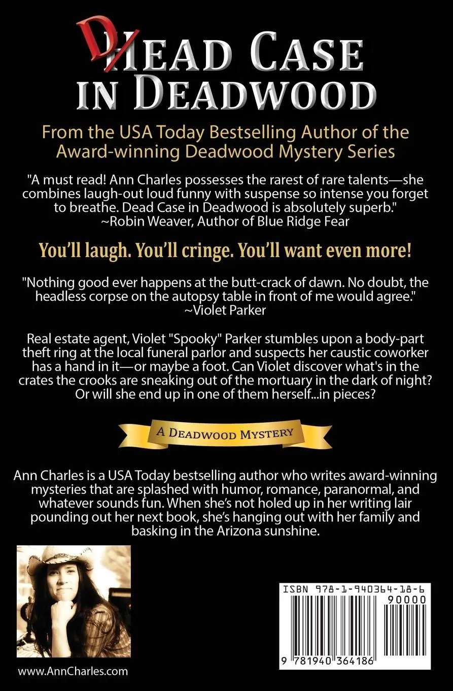 Rückseite: 9781940364186 | Dead Case in Deadwood | Ann Charles | Taschenbuch | Englisch | 2012