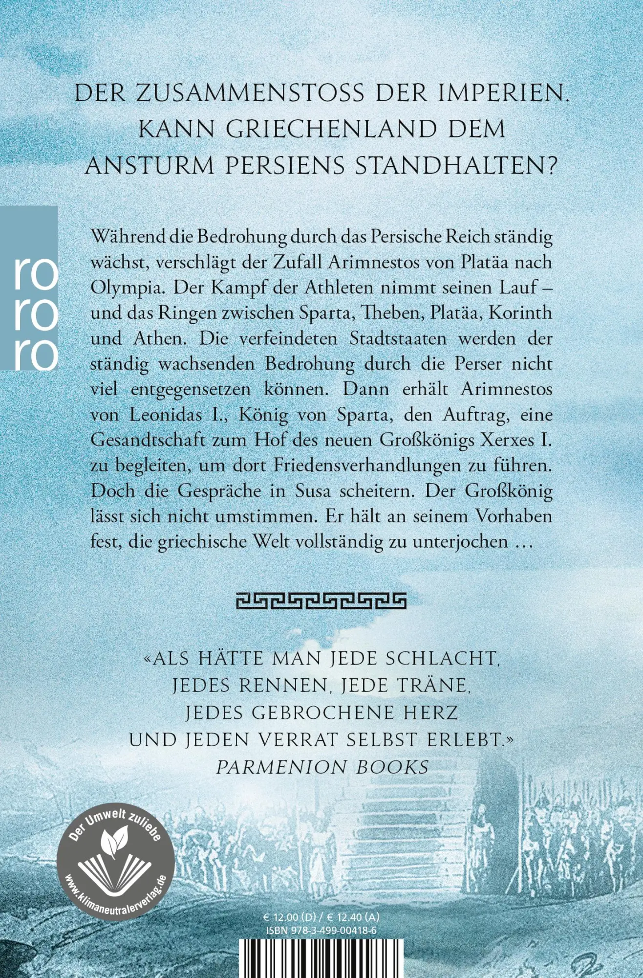 Rückseite: 9783499004186 | Der Lange Krieg: König Xerxes | Historischer Roman | Christian Cameron