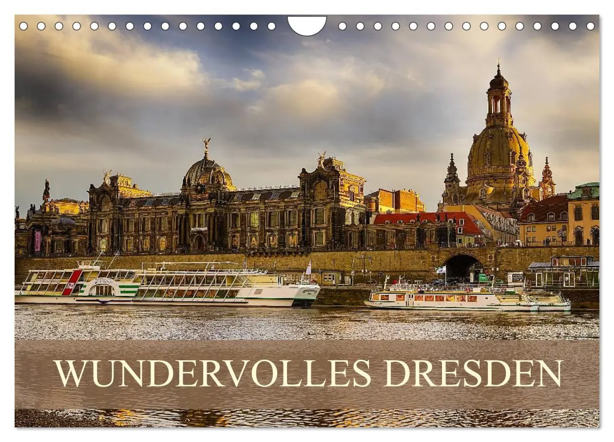 Cover: 9783516134186 | WUNDERVOLLES DRESDEN (Wandkalender 2026 DIN A4 quer), CALVENDO...