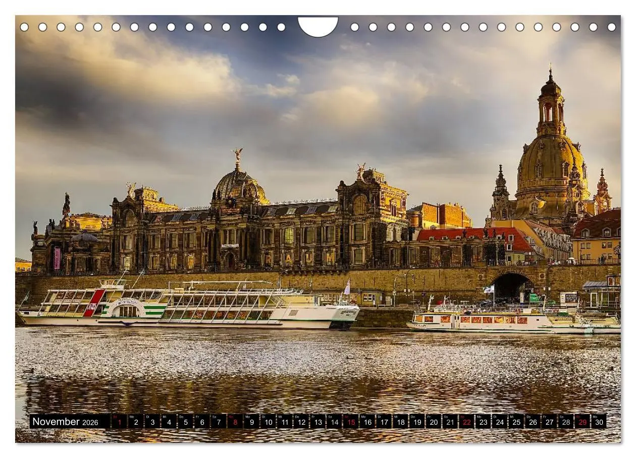 Bild: 9783516134186 | WUNDERVOLLES DRESDEN (Wandkalender 2026 DIN A4 quer), CALVENDO...