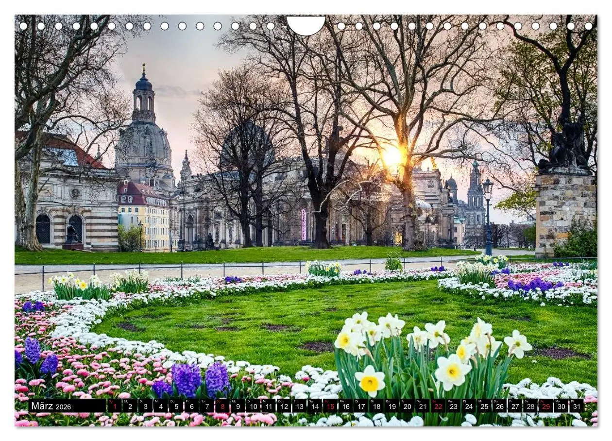 Bild: 9783516134186 | WUNDERVOLLES DRESDEN (Wandkalender 2026 DIN A4 quer), CALVENDO...