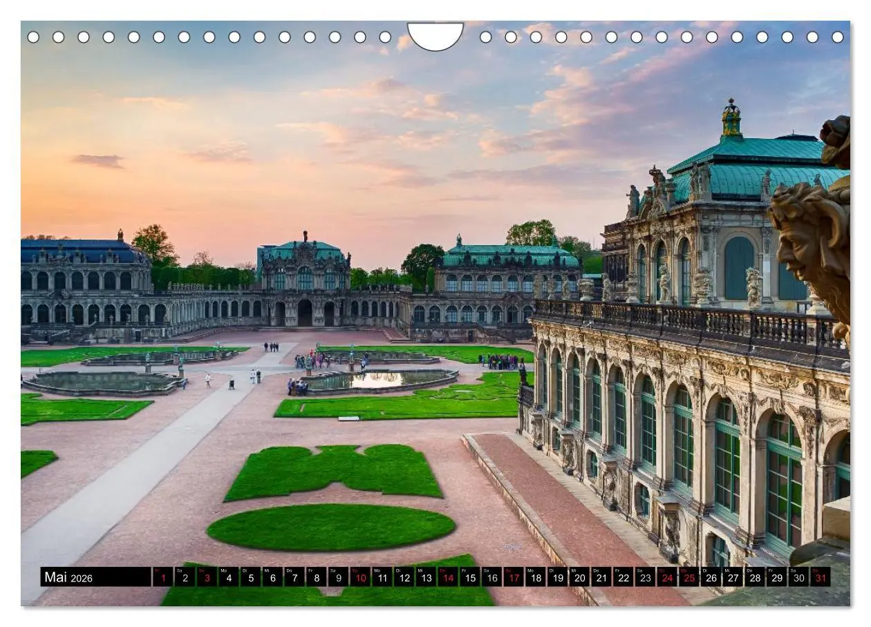 Bild: 9783516134186 | WUNDERVOLLES DRESDEN (Wandkalender 2026 DIN A4 quer), CALVENDO...