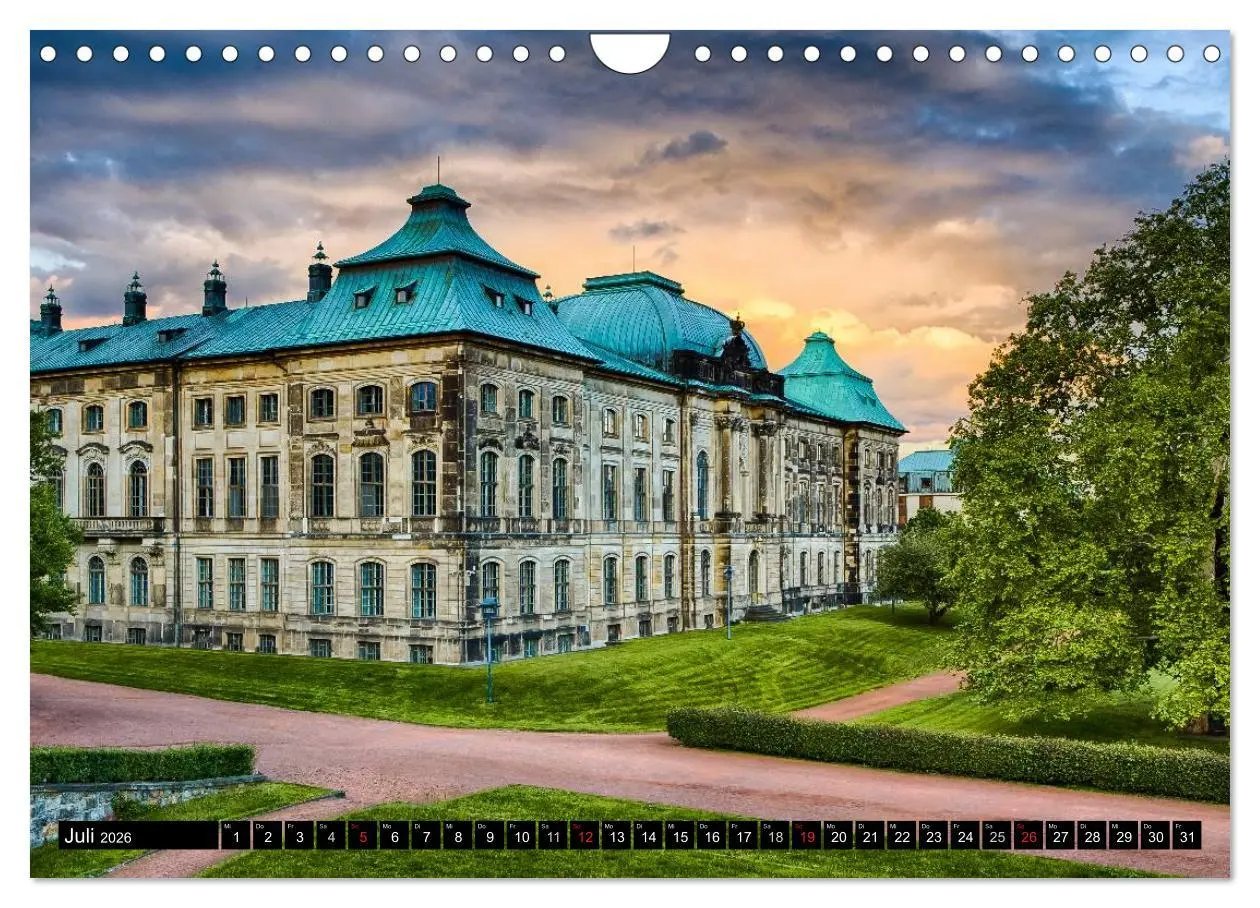 Bild: 9783516134186 | WUNDERVOLLES DRESDEN (Wandkalender 2026 DIN A4 quer), CALVENDO...