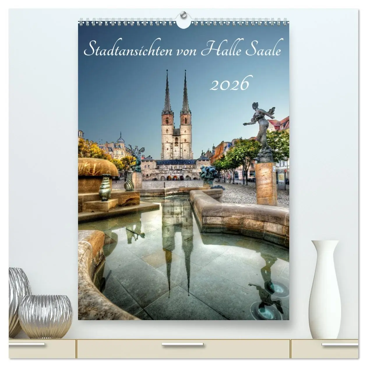 Cover: 9783516444186 | Stadtansichten von Halle Saale 2026 (hochwertiger Premium...