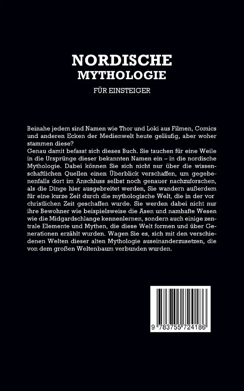 Rückseite: 9783755724186 | Nordische Mythologie für Einsteiger | Viktor Kulas | Taschenbuch