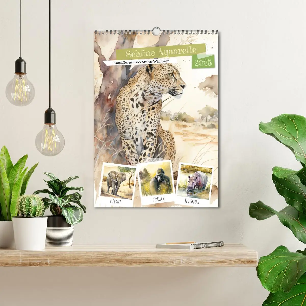 Bild: 9783435874286 | Schöne Aquarelle. Darstellungen von Afrikas Wildtieren...