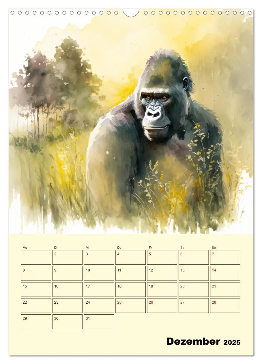 Bild: 9783435874286 | Schöne Aquarelle. Darstellungen von Afrikas Wildtieren...