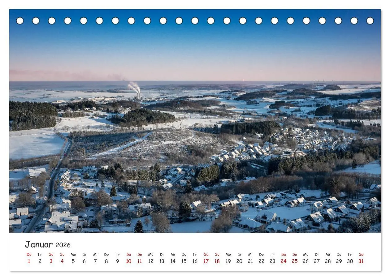 Bild: 9783457894286 | Das Sauerland bei Brilon aus der Vogelperspektive (Tischkalender...