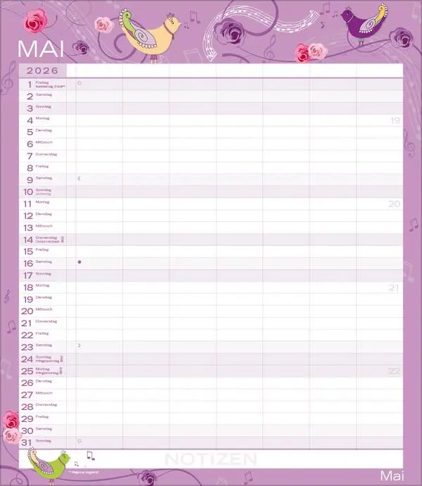 Bild: 9783731884286 | Multiplaner - Colour your time 2026 | Verlag Korsch | Kalender | 14 S.