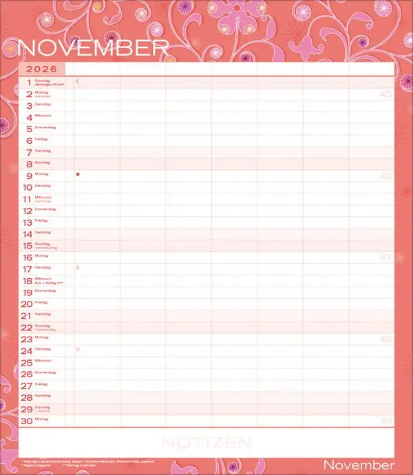 Bild: 9783731884286 | Multiplaner - Colour your time 2026 | Verlag Korsch | Kalender | 14 S.