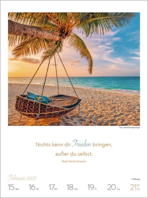Bild: 9783819304286 | Literaturkalender Lebensweisheiten 2027 | Korsch Verlag | Kalender