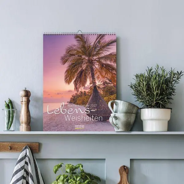 Bild: 9783819304286 | Literaturkalender Lebensweisheiten 2027 | Korsch Verlag | Kalender
