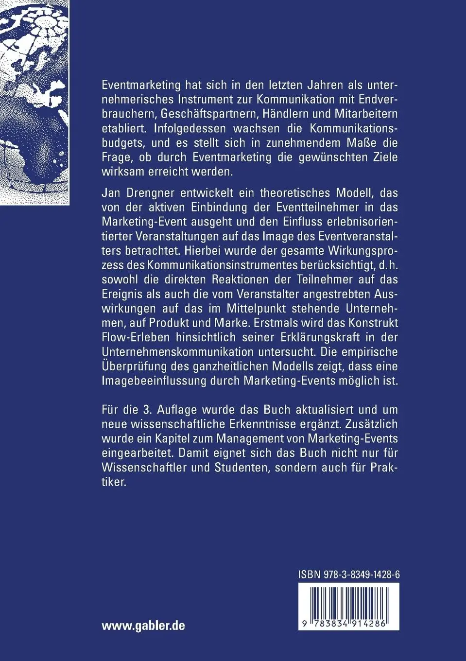 Rückseite: 9783834914286 | Imagewirkungen von Eventmarketing | Jan Drengner | Taschenbuch | xxvi