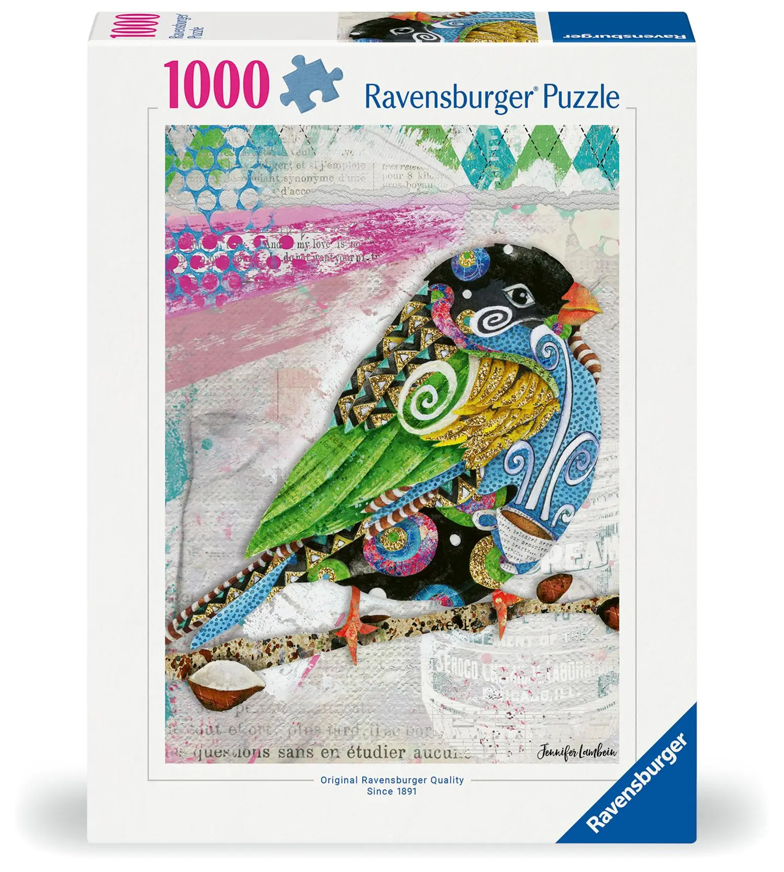 Cover: 4005555014386 | Erwachsenenpuzzle 1000 Teile - Bunter Vogel | Spiel | 12001438 | 2025