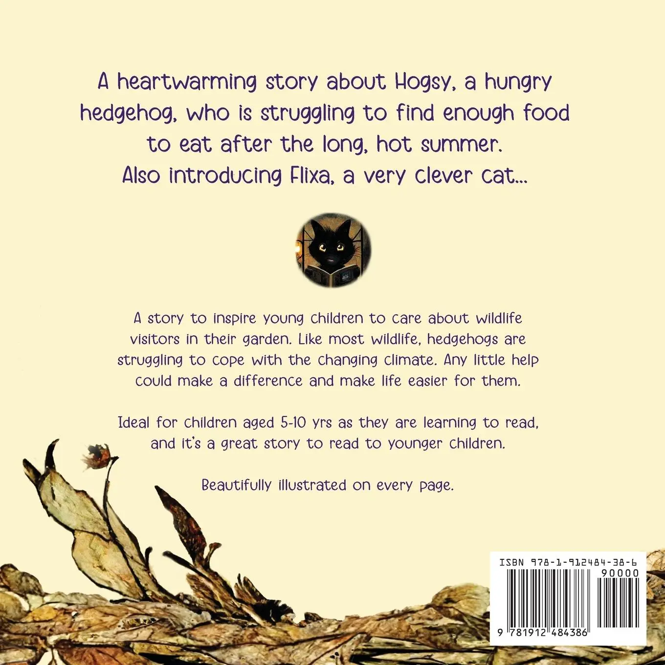 Rückseite: 9781912484386 | The Hungry Hedgehog | Inspiring Children To Care About Garden Wildlife