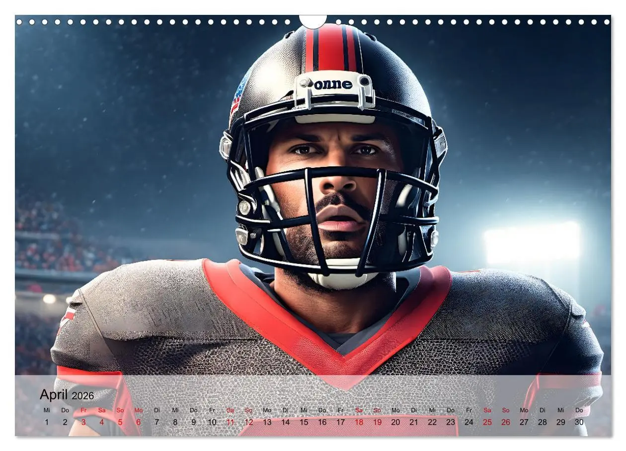 Bild: 9783457264386 | American Football - im Team zum Sieg (Wandkalender 2026 DIN A3...
