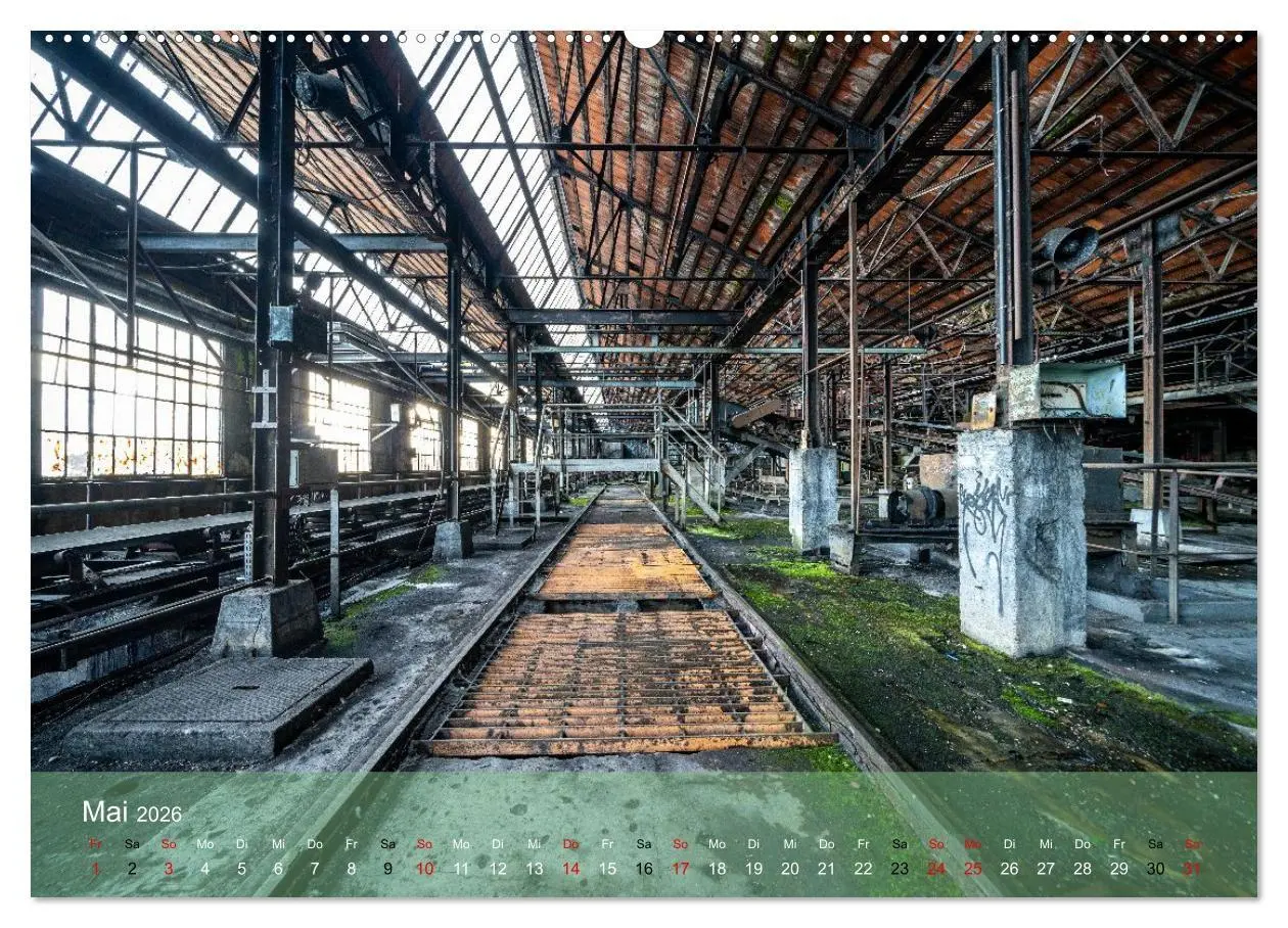 Bild: 9783516664386 | Betrieb eingestellt - Industrieruinen in Europa (Wandkalender 2026...