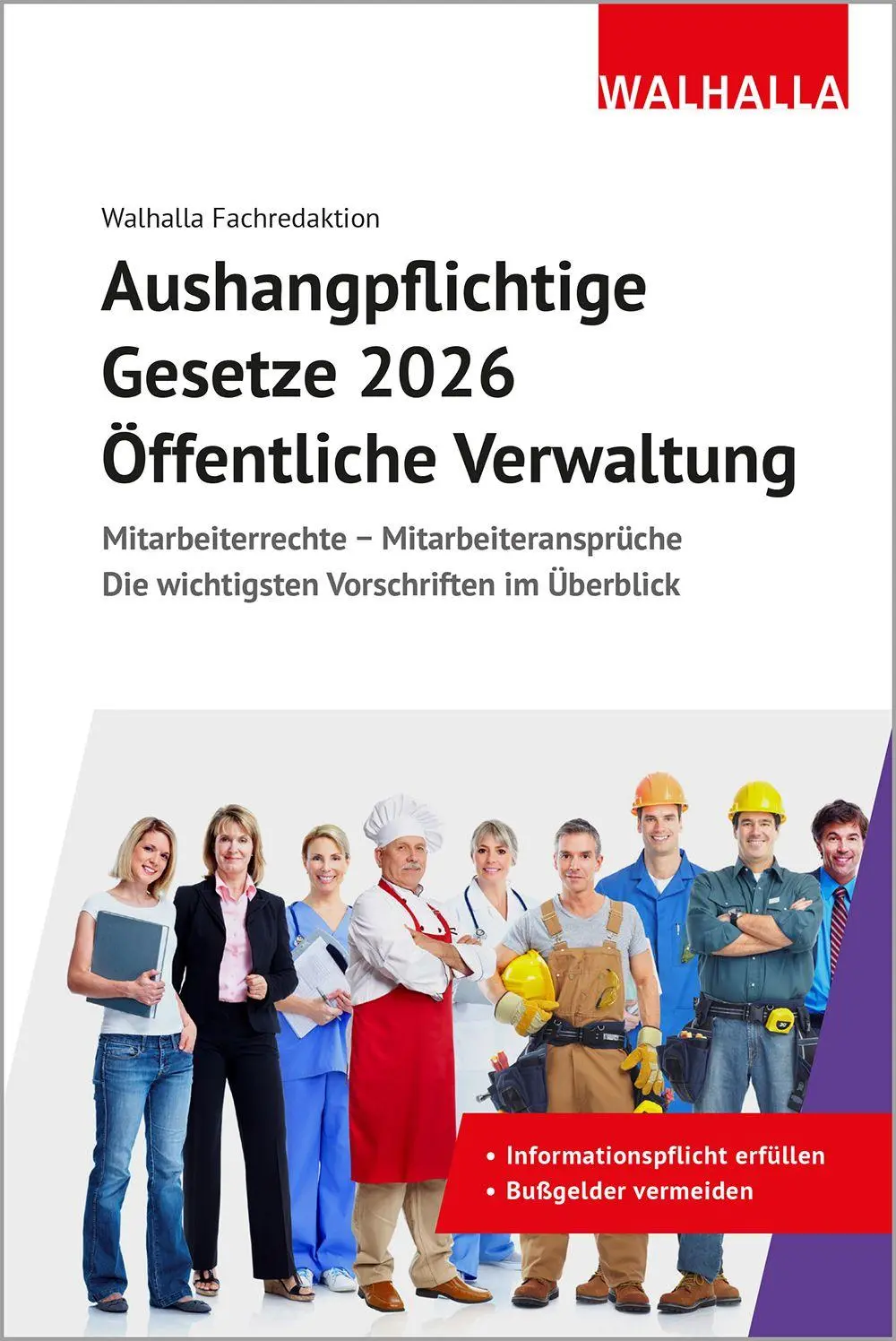 Cover: 9783802914386 | Aushangpflichtige Gesetze 2026 Öffentliche Verwaltung | Fachredaktion
