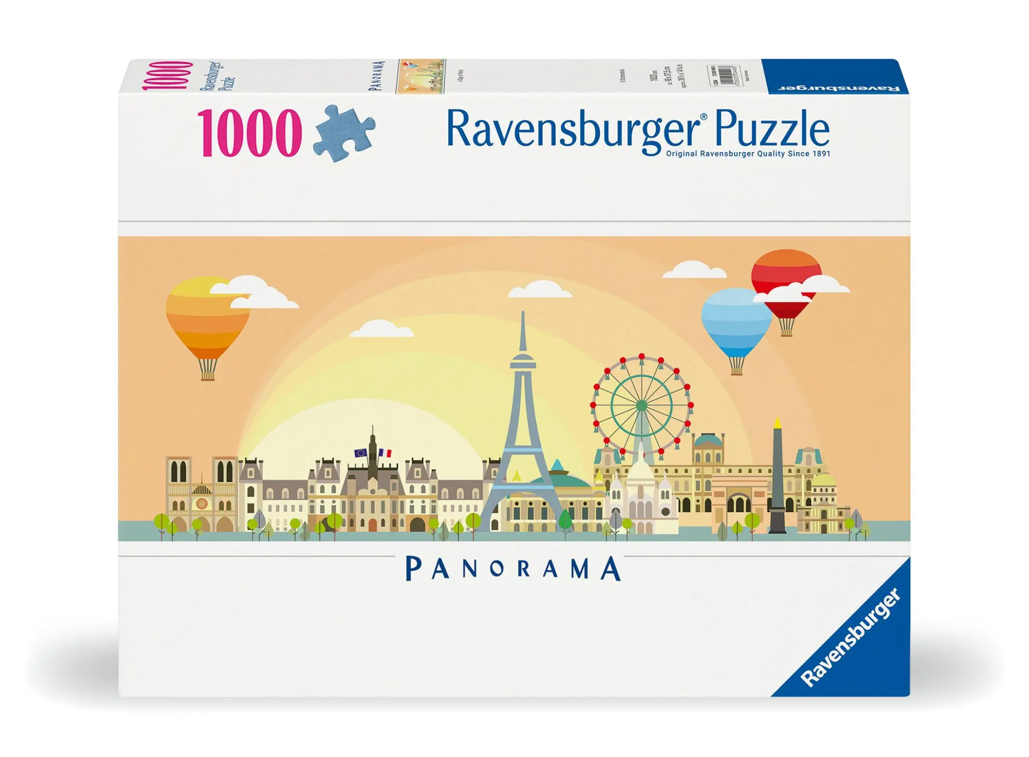 Cover: 4005555004486 | Erwachsenenpuzzle 1000 Teile - Ein Tag in Paris | Spiel | 12000448