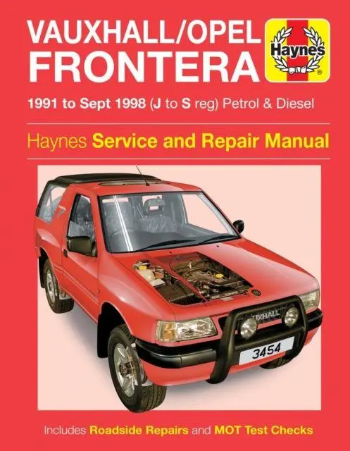 Cover: 9781785214486 | Vauxhall/Opel Frontera Petrol &amp; Diesel (91 - Sept 98) | Publishing