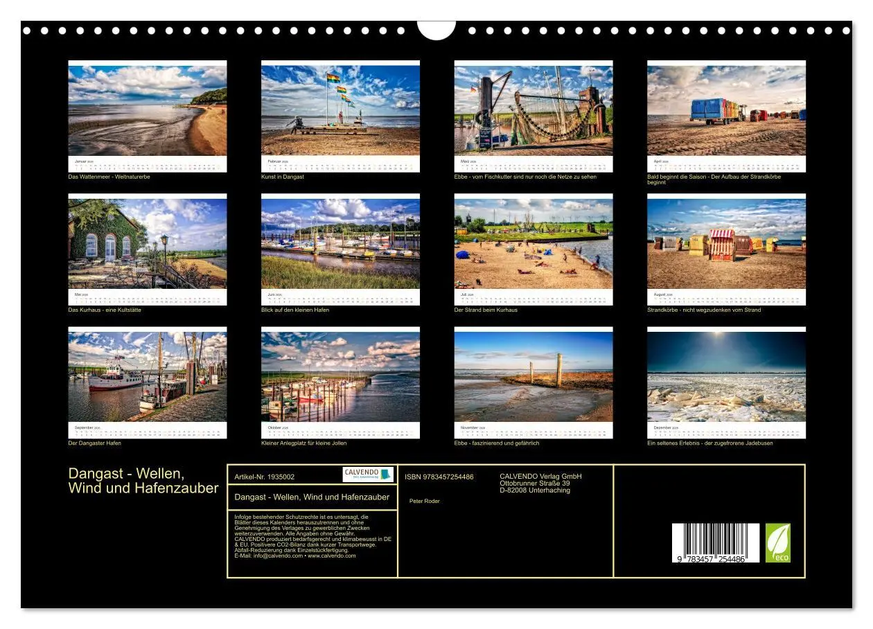 Bild: 9783457254486 | Dangast - Wellen, Wind und Hafenzauber (Wandkalender 2026 DIN A3...