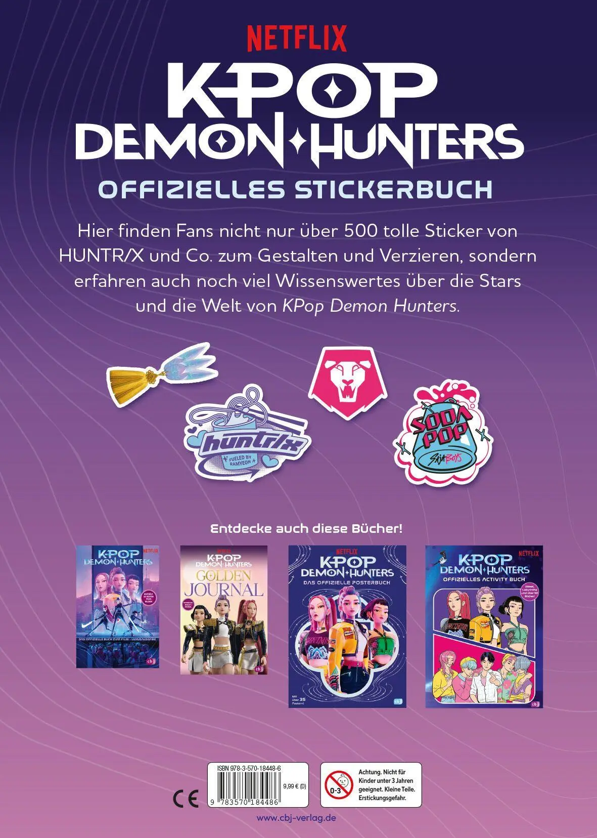 Bild: 9783570184486 | KPop Demon Hunters - Offizielles Stickerbuch | C. W. | Buch | 32 S.