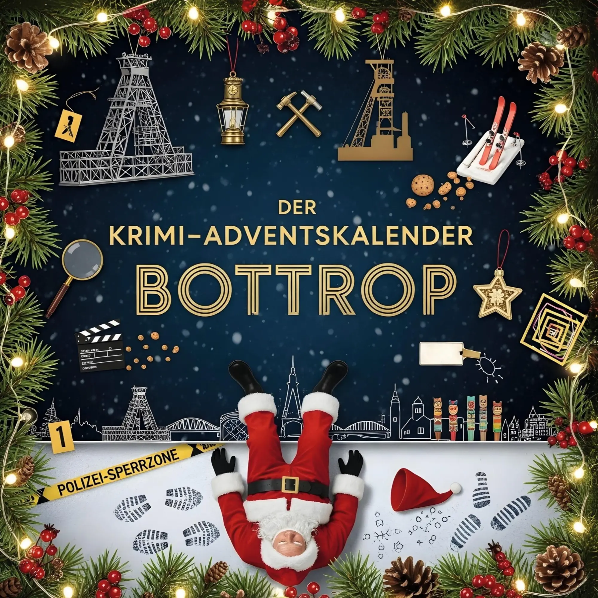 Cover: 9783695304486 | Der Krimi-Adventskalender Bottrop | Mordsverdächtig in 24 Akten | Buch