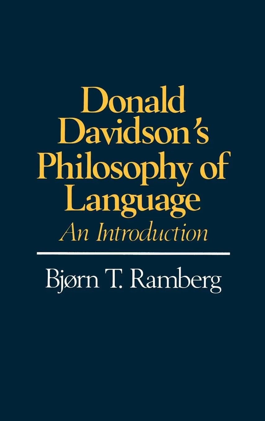 Cover: 9780631164586 | Donald Davidson's Philosophy of Language | An Introduction | Ramberg