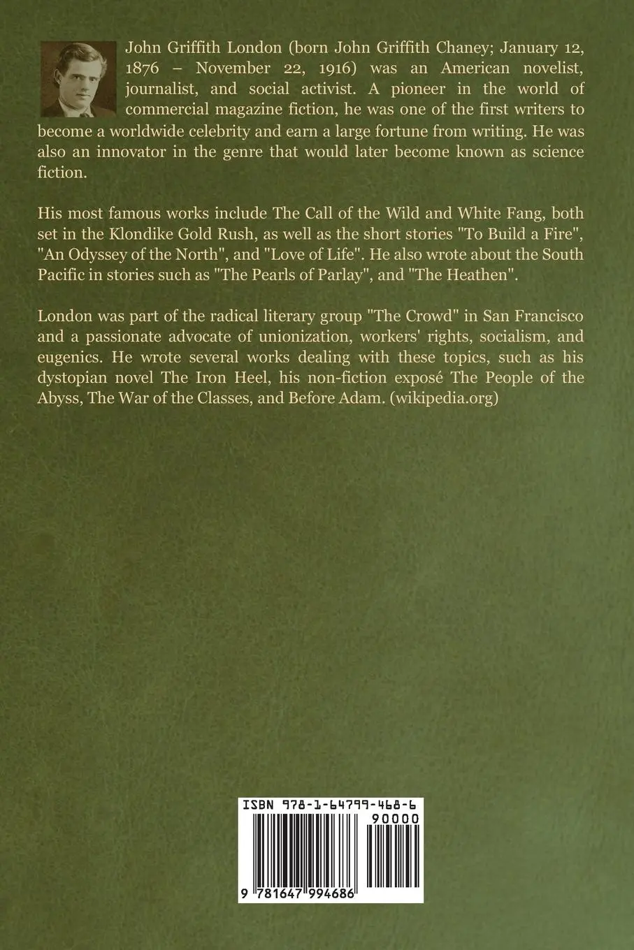 Rückseite: 9781647994686 | Revolution and Other Essays | Jack London | Taschenbuch | Englisch