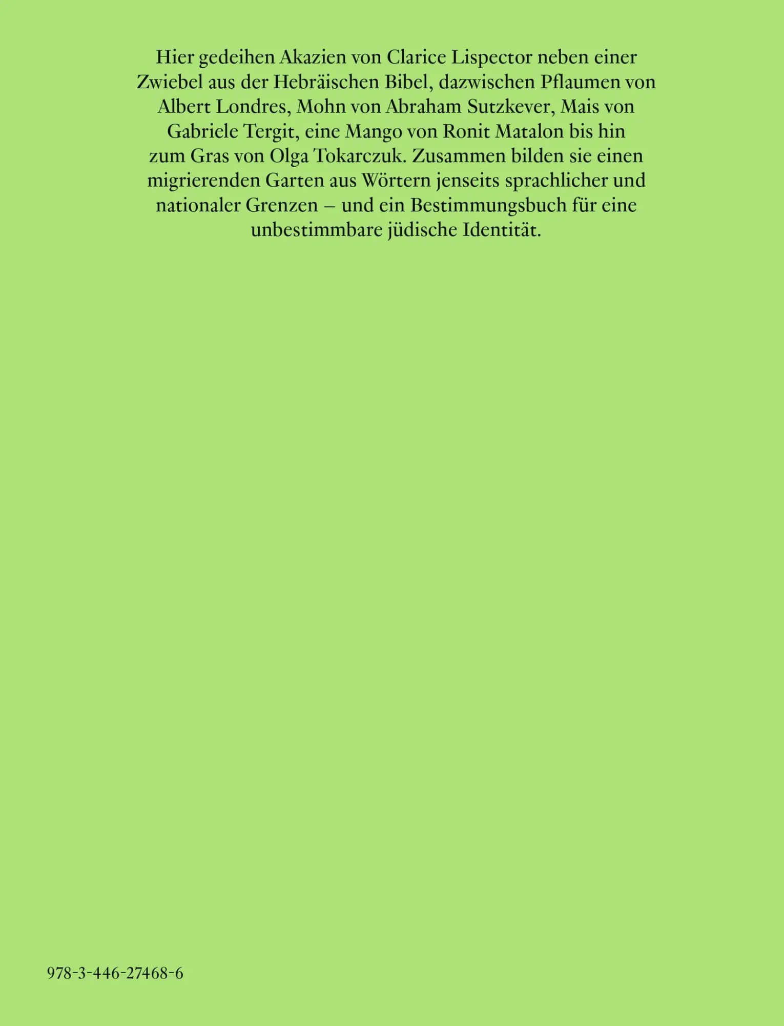 Bild: 9783446274686 | Ein jüdischer Garten | Itamar Gov (u. a.) | Buch | 304 S. | Deutsch